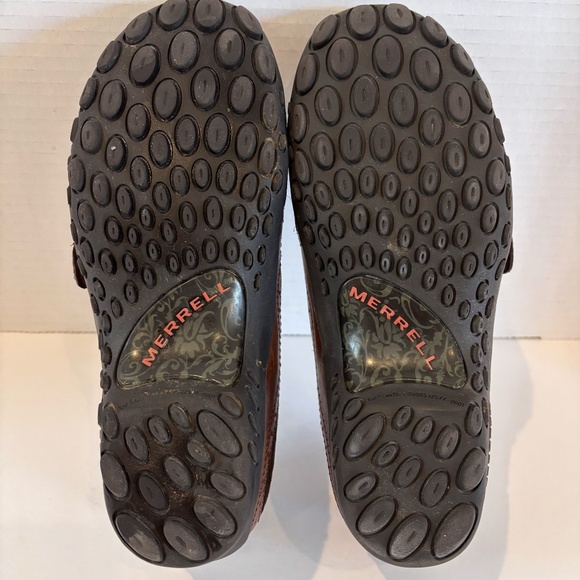 EUC Merrell Women's Plaza Bandeau Expresso Brown Suede Mary Jane's Shoes SZ 7.5 - Picture 10 of 10